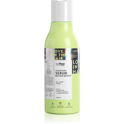 so!flow Smoothing Serum Botox Effect ser netezire pentru toate tipurile de păr 150 ml so!flow Smoothing Serum Botox Effect ser netezire pentru toate tipurile de păr 150 ml