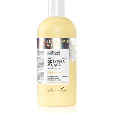 so!flow Curly Hair Nourishing Cleansing Conditioner Balsam de curățare pentru păr creț 200 ml so!flow Curly Hair Nourishing Cleansing Conditioner Balsam de curățare pentru păr creț 200 ml