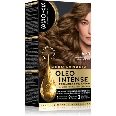 Syoss Oleo Intense Blond Nuci - Vopsea de păr Syoss Oleo Intense Blond Nuci - Vopsea de păr