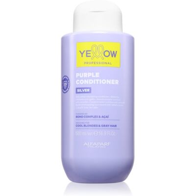 Yellow Professional Silver Purple Conditioner balsam hranitor neutralizeaza tonurile de galben 500 ml Yellow Professional Silver Purple Conditioner balsam hranitor neutralizeaza tonurile de galben 500 ml