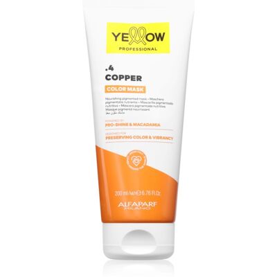 Yellow Professional Color Mask mască colorantă culoare .4 Copper 200 ml Yellow Professional Color Mask mască colorantă culoare .4 Copper 200 ml
