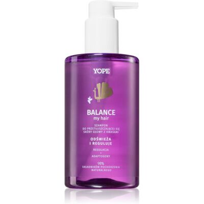 Yope BALANCE my hair sampon pentru curatare pentru un scalp seboreic 300 ml Yope BALANCE my hair sampon pentru curatare pentru un scalp seboreic 300 ml