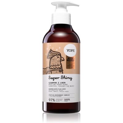 Yope Daily Heroes Super Shiny șampon stralucire pentru parul ondulat si cret 170 ml Yope Daily Heroes Super Shiny șampon stralucire pentru parul ondulat si cret 170 ml