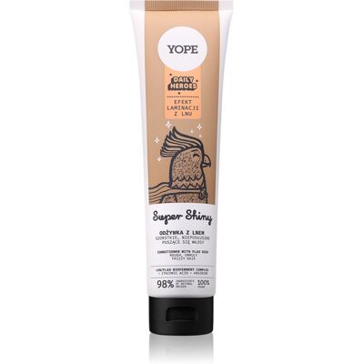 Yope Daily Heroes Super Shiny balsam stralucire pentru parul ondulat si cret 170 ml Yope Daily Heroes Super Shiny balsam stralucire pentru parul ondulat si cret 170 ml