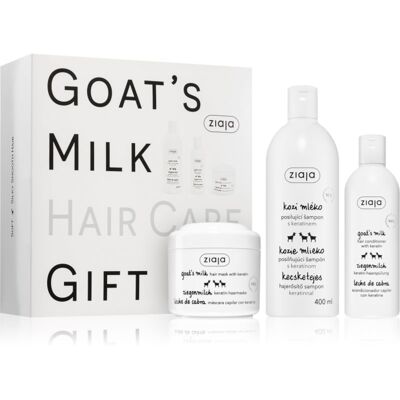 Ziaja Goat's Milk set cadou pentru păr uscat și deteriorat Ziaja Goat's Milk set cadou pentru păr uscat și deteriorat