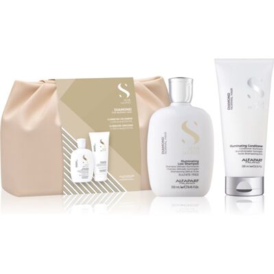 Alfaparf Milano Semi di Lino Diamond Duo Kit set cadou pentru luminozitate si hidratare 2 buc Alfaparf Milano Semi di Lino Diamond Duo Kit set cadou pentru luminozitate si hidratare 2 buc