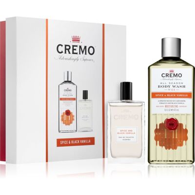 Cremo Spice & Black Vanilla set cadou pentru bărbați Cremo Spice & Black Vanilla set cadou pentru bărbați