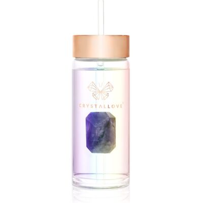 Sticlă de apă din sticlă Amethyst - 400 ml Sticlă de apă din sticlă Amethyst - 400 ml