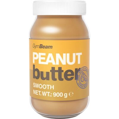 GymBeam Peanut Butter Smooth cremă de nuci 100 % 900 g GymBeam Peanut Butter Smooth cremă de nuci 100 % 900 g
