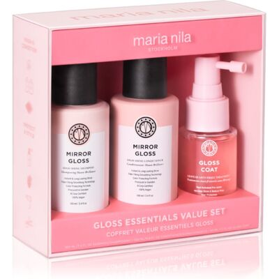 Maria Nila Mirror Gloss Essentials Value Set set 3 buc Maria Nila Mirror Gloss Essentials Value Set set 3 buc