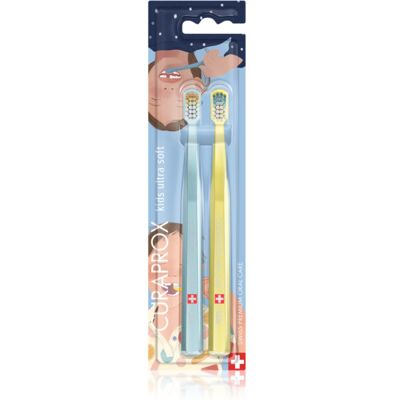 Curaprox CS Kids 5500 Pyjama Edition periuțe de dinți pentru copii 2 buc Curaprox CS Kids 5500 Pyjama Edition periuțe de dinți pentru copii 2 buc