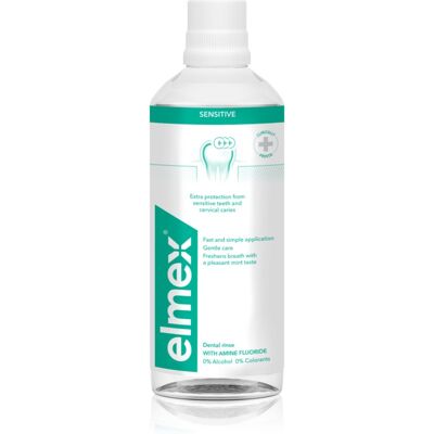 Apa de gură Elmex Sensitive Plus - Sensibilitate dentară și respirație proaspătă Apa de gură Elmex Sensitive Plus - Sensibilitate dentară și respirație proaspătă