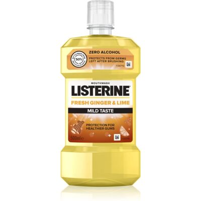 Listerine - Gust ușor de ghimbir și lime - Apă de gură 500ml Listerine - Gust ușor de ghimbir și lime - Apă de gură 500ml