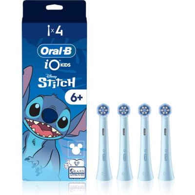 Oral-B iO Kids Disney Stitch capete de schimb pentru periuta de dinti pentru copii de la vârsta de 6 ani 4 buc Oral-B iO Kids Disney Stitch capete de schimb pentru periuta de dinti pentru copii de la vârsta de 6 ani 4 buc