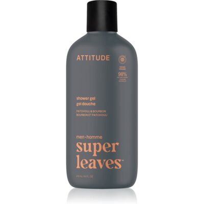 Attitude Super Leaves Men Shower Gel gel de duș pentru barbati Patchouli & Bourbon 415 ml Attitude Super Leaves Men Shower Gel gel de duș pentru barbati Patchouli & Bourbon 415 ml