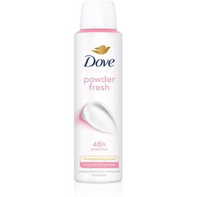 Dove Powder Fresh antiperspirant spray 2x150 ml Dove Powder Fresh antiperspirant spray 2x150 ml