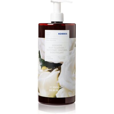Korres White Blossom gel de dus imbatator cu arome florale 1000 ml Korres White Blossom gel de dus imbatator cu arome florale 1000 ml