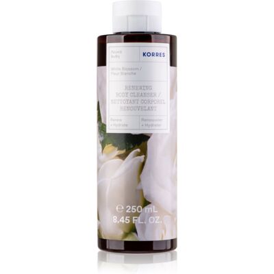 Korres White Blossom gel de dus imbatator cu arome florale 250 ml Korres White Blossom gel de dus imbatator cu arome florale 250 ml