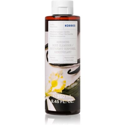 Korres Mediterranean Vanilla Blossom Gel de duș energizant 250 ml Korres Mediterranean Vanilla Blossom Gel de duș energizant 250 ml