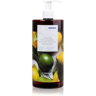 Korres Citrus gel de dus energizant 1000 ml Korres Citrus gel de dus energizant 1000 ml