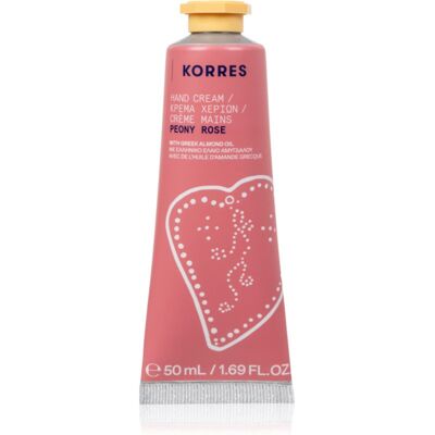 Korres Peony Rose crema de maini hidratanta cu ulei de migdale 50 ml Korres Peony Rose crema de maini hidratanta cu ulei de migdale 50 ml