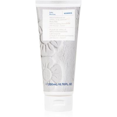 Korres Mediterranean Vanilla Blossom loțiune de corp hidratantă cu ulei de migdale 200 ml Korres Mediterranean Vanilla Blossom loțiune de corp hidratantă cu ulei de migdale 200 ml