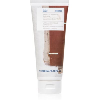 Korres Vanilla & Cinnamon lotiune de corp hranitoare cu ulei de migdale 200 ml Korres Vanilla & Cinnamon lotiune de corp hranitoare cu ulei de migdale 200 ml
