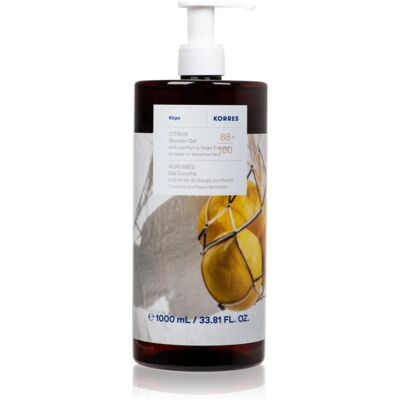 Korres Citrus gel de dus energizant 1000 ml Korres Citrus gel de dus energizant 1000 ml