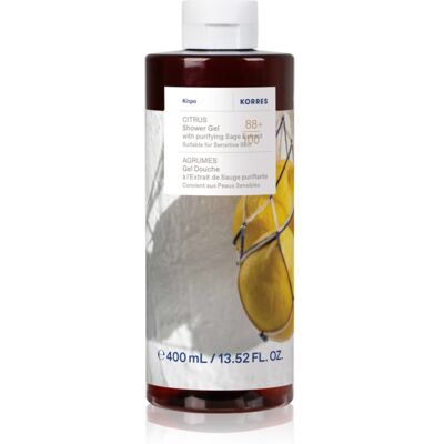 Korres Citrus gel de dus energizant 400 ml Korres Citrus gel de dus energizant 400 ml
