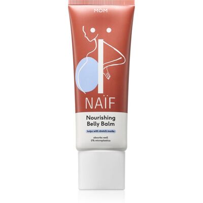 Naif Mom Nourishing Belly Balm balsam pentru corp impotriva vergeturilor 75 ml Naif Mom Nourishing Belly Balm balsam pentru corp impotriva vergeturilor 75 ml