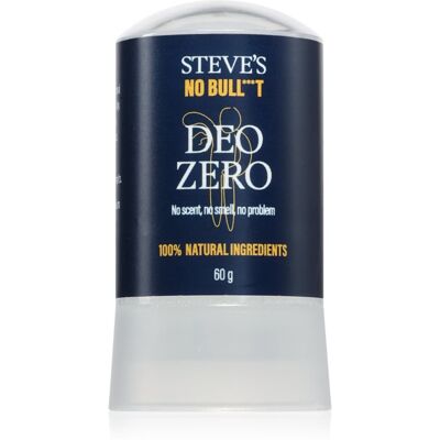 Steve's No Bull***t Deo Zero deodorant solid natural pentru bărbați și femei 60 g Steve's No Bull***t Deo Zero deodorant solid natural pentru bărbați și femei 60 g