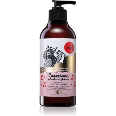 Yope Cherry & Almond Milk gel de duș natural 400 ml Yope Cherry & Almond Milk gel de duș natural 400 ml