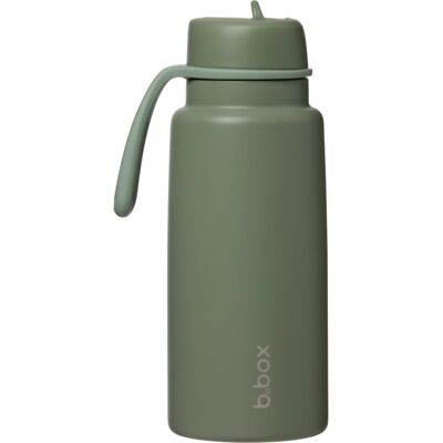 b.box Insulated Flip Top Bottle sticlă termos Olive 1000 ml b.box Insulated Flip Top Bottle sticlă termos Olive 1000 ml