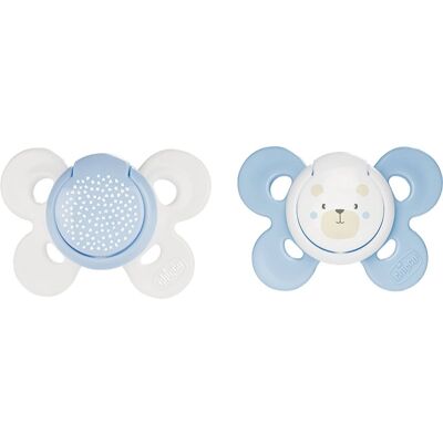 Chicco Physio Comfort 0-6m Suzetă Boy-Bear/Dots - Suzetă și Biberon Chicco Physio Comfort 0-6m Suzetă Boy-Bear/Dots - Suzetă și Biberon