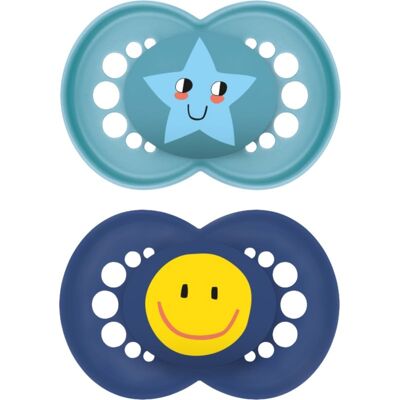 MAM Original 6+ months suzetă Turquoise/ Dark Blue 2 buc MAM Original 6+ months suzetă Turquoise/ Dark Blue 2 buc