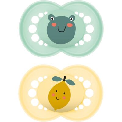 MAM Original 6+ months suzetă Mint/ Yellow 2 buc MAM Original 6+ months suzetă Mint/ Yellow 2 buc