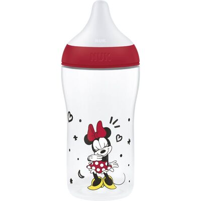 NUK Perfect Match Disney biberon cu controlul temperaturii Minnie 3m+ 1 buc NUK Perfect Match Disney biberon cu controlul temperaturii Minnie 3m+ 1 buc
