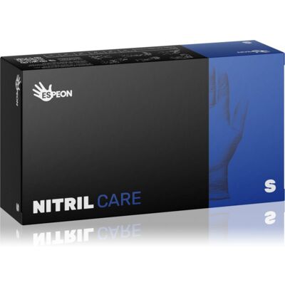 Espeon Nitril Care Gloves mănuși din nitril, fără pudră S 100 buc Espeon Nitril Care Gloves mănuși din nitril, fără pudră S 100 buc