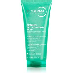 Bioderma Sébium Gel Moussant Actif Gel De Curățare (200 ml) Bioderma Sébium Gel Moussant Actif Gel De Curățare (200 ml)