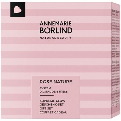 ANNEMARIE BÖRLIND Rose Nature Supreme Glow X-MAS Set set cadou pentru o piele perfecta ANNEMARIE BÖRLIND Rose Nature Supreme Glow X-MAS Set set cadou pentru o piele perfecta