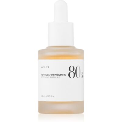 Anua Heartleaf 80% Moisture Ampoule Fiole pentru regenerarea intensă a pielii cu efect calmant 30 ml Anua Heartleaf 80% Moisture Ampoule Fiole pentru regenerarea intensă a pielii cu efect calmant 30 ml