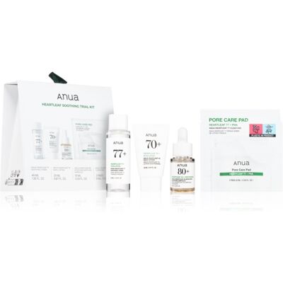 Anua Heartleaf Soothing Trial Kit set cadou pentru netezirea pielii Anua Heartleaf Soothing Trial Kit set cadou pentru netezirea pielii