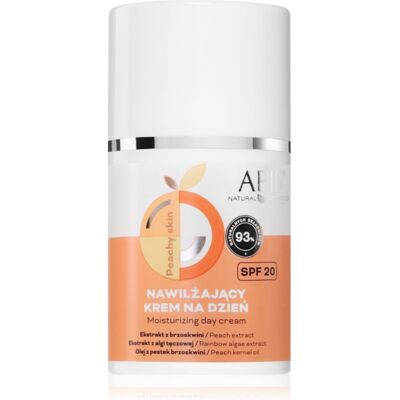 Apis Natural Cosmetics Peachy Skin crema de zi cu efect de hidratare SPF 20 50 ml Apis Natural Cosmetics Peachy Skin crema de zi cu efect de hidratare SPF 20 50 ml