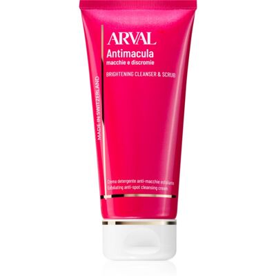 Arval Antimacula Brightening Cleanser & Scrub crema exfolianta pentru curatare pentru o piele mai luminoasa 175 ml Arval Antimacula Brightening Cleanser & Scrub crema exfolianta pentru curatare pentru o piele mai luminoasa 175 ml