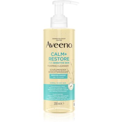 Aveeno Calm + Restore spuma de curatat faciale 200 ml Aveeno Calm + Restore spuma de curatat faciale 200 ml