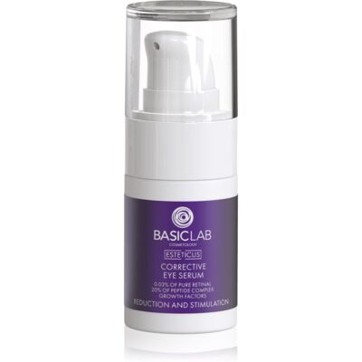 BASICLAB - Ser pentru corecția ochilor cu retinol 0,03%, Complex de peptide 20%, Factori de creștere BASICLAB - Ser pentru corecția ochilor cu retinol 0,03%, Complex de peptide 20%, Factori de creștere