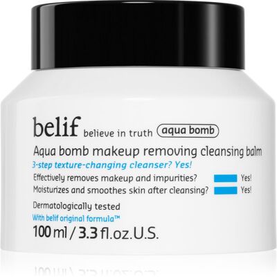 belif Aqua Bomb Makeup Removing Cleansing Balm lotiune de curatare cu efect de hidratare 100 ml belif Aqua Bomb Makeup Removing Cleansing Balm lotiune de curatare cu efect de hidratare 100 ml