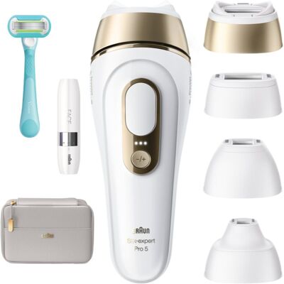 Braun IPL Silk·expert Pro 5 PL5412 dispozitiv inteligent IPL pentru îndepărtarea firelor de păr pentru corp, față, zona bikini și axile 1 buc Braun IPL Silk·expert Pro 5 PL5412 dispozitiv inteligent IPL pentru îndepărtarea firelor de păr pentru corp, față, zona bikini și axile 1 buc
