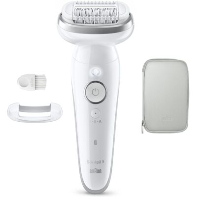 Braun Silk-épil 9 9-011 epilator cu cap complet flexibil pentru depilare umedă și uscată 1 buc Braun Silk-épil 9 9-011 epilator cu cap complet flexibil pentru depilare umedă și uscată 1 buc