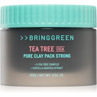 BRINGGREEN Tea Tree Cica Pore Clay Pack Strong masca sub forma de crema pentru tenul gras, predispus la acnee 100 g BRINGGREEN Tea Tree Cica Pore Clay Pack Strong masca sub forma de crema pentru tenul gras, predispus la acnee 100 g